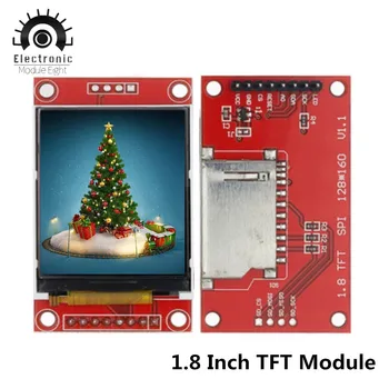 1.8 inch TFT LCD moduli LCD ekran moduli SPI serial 51 haydovchilar 4 Io haydovchi TFT qaror 128*160 Arduino uchun Rasm