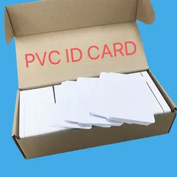 1000 porloq oq bo'sh Inkjet bosma PVX karta suv o'tkazmaydigan plastik ID karta biznes karta Canon printer uchun Epson uchun chip yo'q Rasm