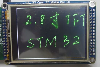 2,8 dyuymli TFT sensorli panelli ekranli displey moduli SD-karta ushlagichi bilan 32 pin HX8347 ILI9325 9320 kontroller drayveri IC Rasm