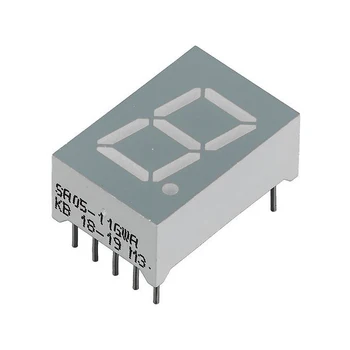 2Pcs SA05-11gva yashil 0.5 dyuymli 7 segmentli LED displey raqamli quvur moduli umumiy anod 10 Pin Rasm