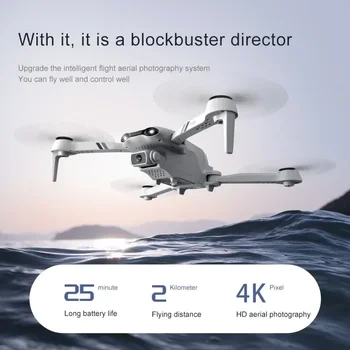 5G FPV Pilotsiz samolyotlar RC vertolyot F3 6k professional GPS dron chiday Quadcopter 4K 1080p HD kamera tuyulsada F10 uchuvchisiz bilan Rasm