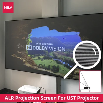 Alr projektor ekrani Xiaomi Fengmi uchun UST proektsion ekrani Ultra qisqa otish lazer proektori CLR 100 dyuymli ramka Rasm