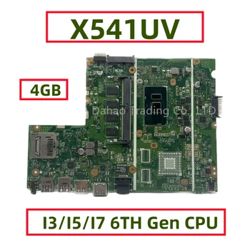 Asus X541ua 541uj X541uak X541uv F541u A541u Laptop anakart uchun Core I3 I5 i7 CPU 4GB RAM DDR4 bilan Rasm