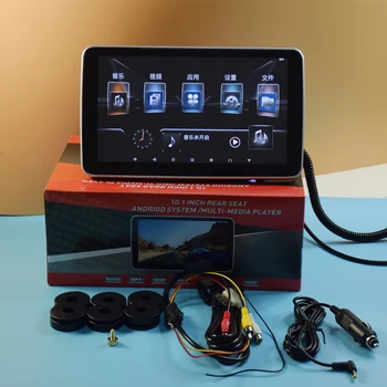 Boshcha avtomobil monitori sensorli ekran 10,1 dyuymli Android 9 Vt USB planshetli kino Video pleer Rasm