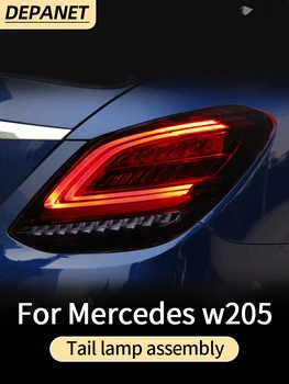 Depanet avtomobili Mercedes C V205 C205 2015-2020 tashqi aksessuarlari uchun orqa faralarni yangilash va o'zgartirish Rasm