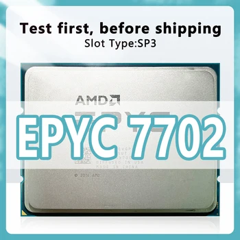 EPYC 7702 CPU 7nm 64 yadrolari 128 iplar 2.0 gigagertsli 256MB 200 Vt protsessor soket sp3 H11SSL-i Mainboard Server uchun 7702 EPYC Rasm