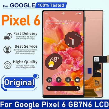 Google Pixel uchun 6 LCD Google Pixel uchun AMOED 6 Gb7n6 G9S9B16 LCD displey sensorli ekran Digitizer Assambleyasi uchun ekran almashtirish Rasm