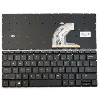 HP ProBook uchun yangi 430 G6 435 G6 seriyali noutbuk klaviaturasi bizni ramkasiz qora Rasm