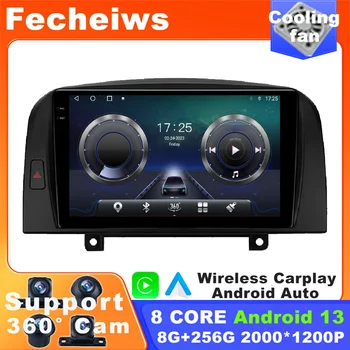 Hyundai Sonata NF 13 uchun Android 2004 - 2008 avtomobil radiosi DSP Multimedia No 2din BT Video navigatsiya GPS Stereo ADAS 4G LTE Rasm