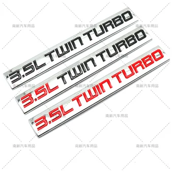 Linkoln uchun Ford uchun 3,5 L egizak TURBO avtomobil yorlig'i 3,5 L Dual Turbo dvigatel emblemasi Rasm