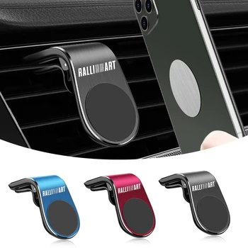 Mitsubishi RalliArt ASX havo shamollatish klipi uchun metall magnitli avtomobil telefon ushlagichi magnit mobil stend GPS avtomobil uslubi aksessuarlari Rasm