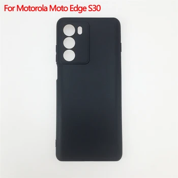 Motorola Moto Edge S30 sumkasi uchun orqa qopqoq Silikon yumshoq TPU kamera himoyasi Ultra yupqa telefon aksessuari Rasm