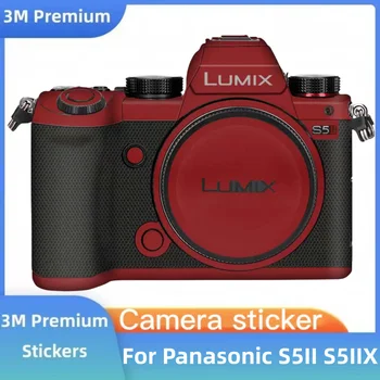 Panasonic S5II S5IIX S5M2 S5M2X Dekal teri uchun vinil plyonka kamera tanasi himoya stiker himoyachisi palto S5 Mark II IIX S5M2 Rasm