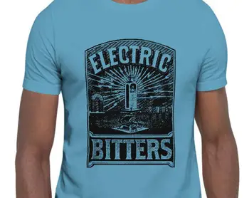 Quackery T-Shirt Elektr Bitters Pseudoscience Unisex Ko'ylak Victorian Tibbiy Reklama Patent Tibbiyot Junk Fan Sovg'a Qilish Rasm
