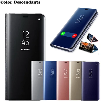 Samsung Galaxy A12 A52 S21 S10 S9 S8 S20 Fe Ultra Eslatma uchun aqlli oyna Flip telefon Case 20 10 Lite 9 8 Plus S10e m21 m31 qopqoq Rasm