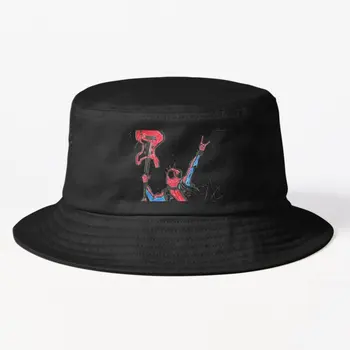 Spider Punk Bucket Hat Bucket Hat Qattiq Rangli Erkaklar Ayollar Caps Yozgi Baliq Bahor
 Cheapu Moda Baliqchilari Sport Quyosh Tasodifiy Rasm