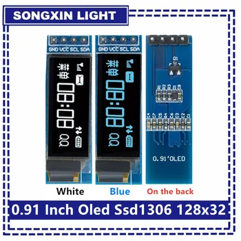 Sx 0.91 dyuymli OLED moduli oq/moviy OLED 128X32 OLED LCD LED displey moduli 0.91