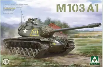 Takom 2139 1/35 ko'lamli M103 A1 tank model kit Rasm