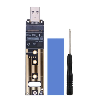 USB uchun M. 2 NVME SSD 3.1 Adapter PCI-E USB-A uchun 3.0 Konverter karta 10Gbps USB3.1 Gen 2 M. 2 NVME uchun 2242 2260 2280 Rasm